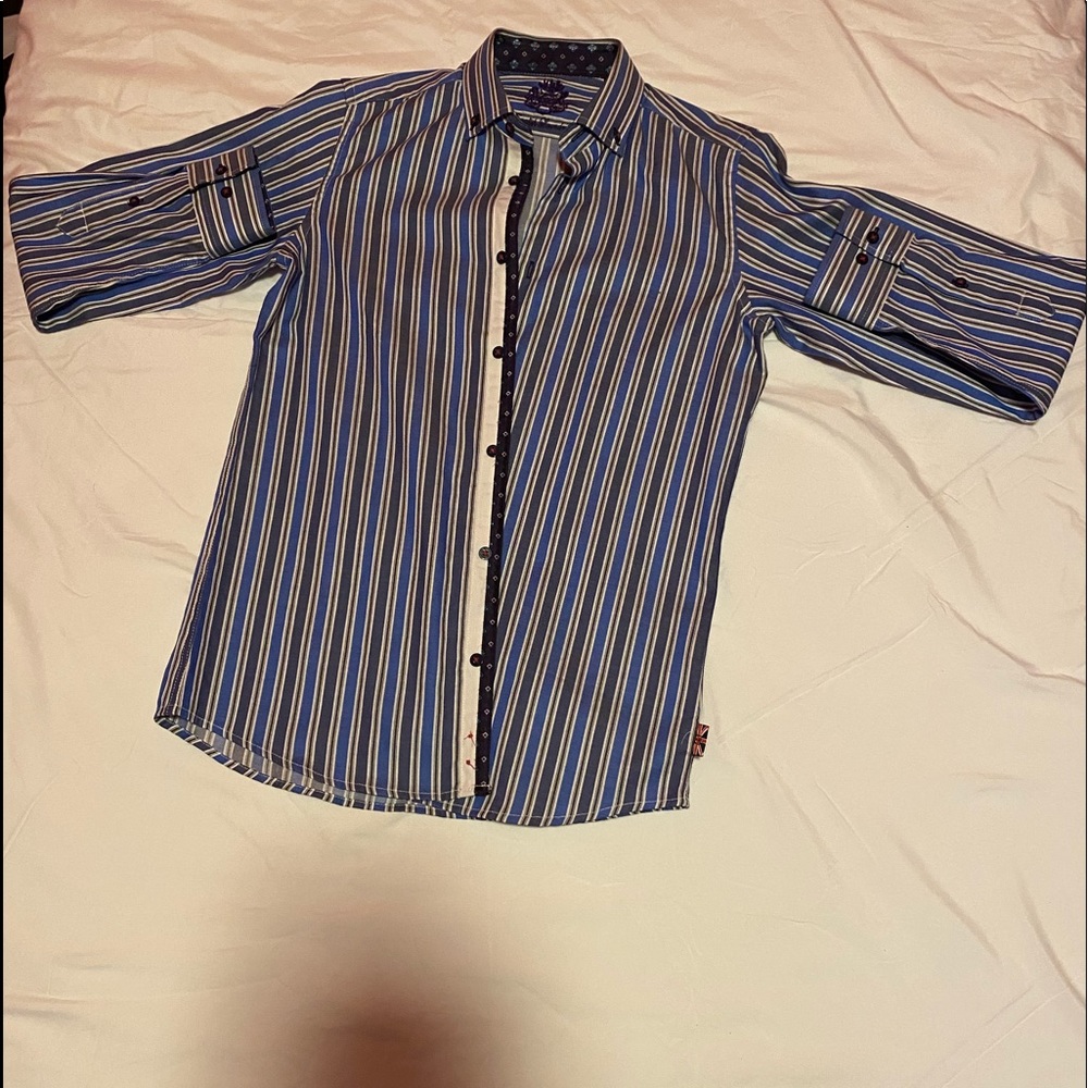 ENGLISH LAUNDRY BUTTON DOWN SHIRT SIZE 12